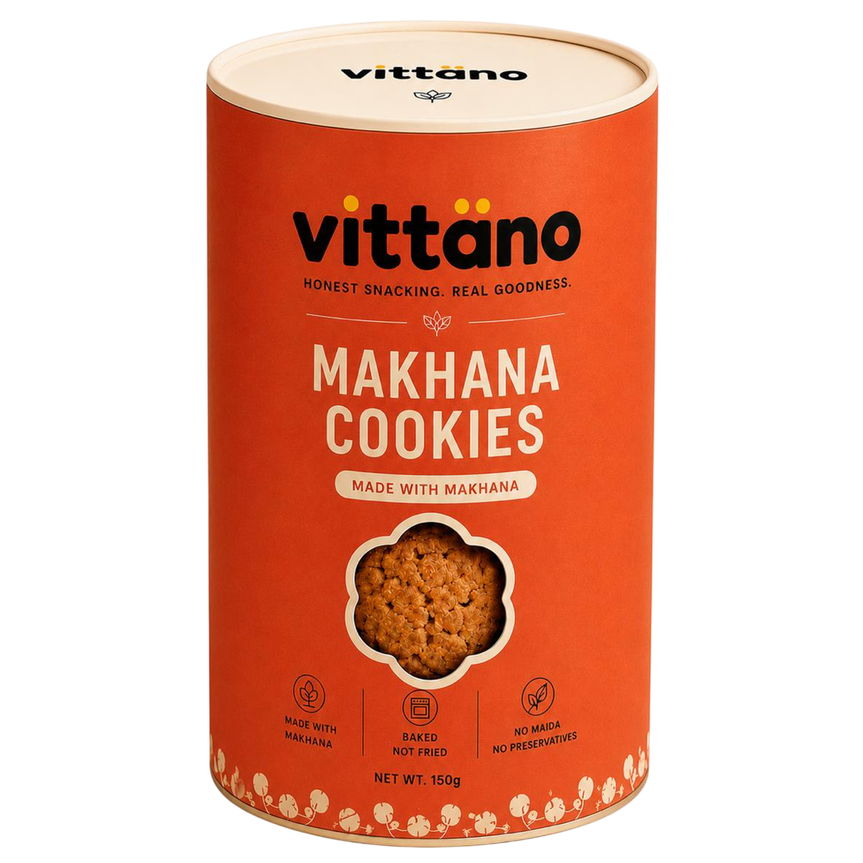 Makhana Cookies (With Sugar)